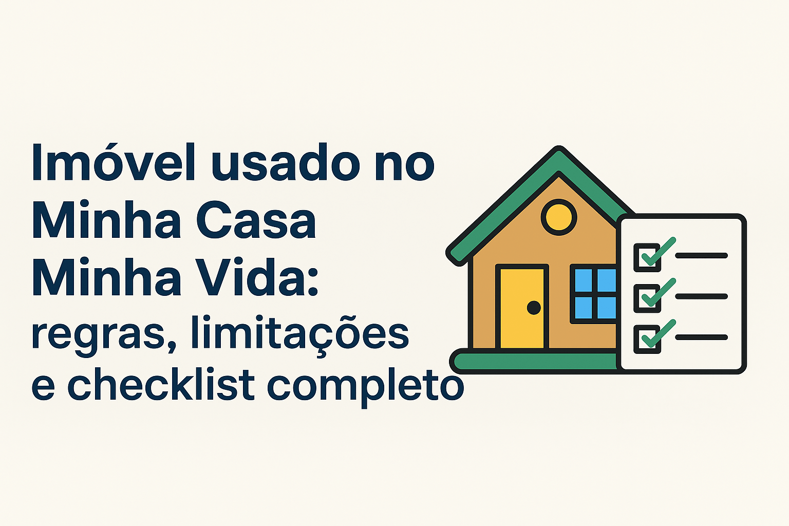 imóvel usado Minha Casa Minha Vida