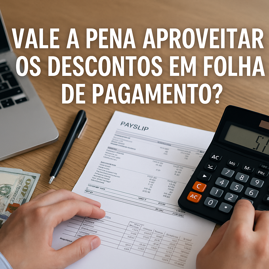 descontos em folha de pagamento