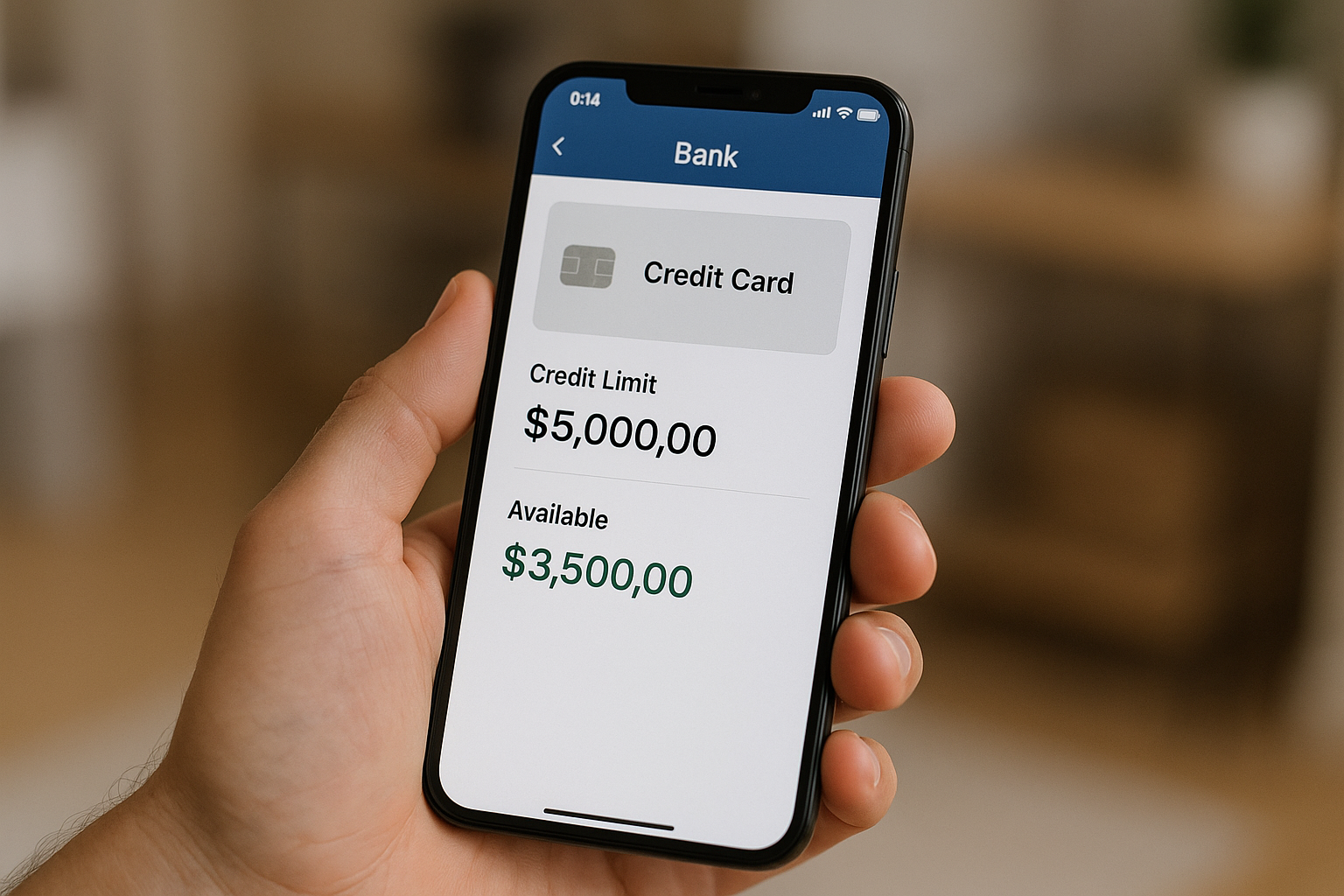 limite do cartão de crédito