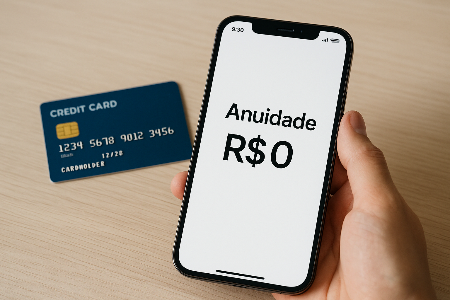 Cartão de crédito sem anuidade