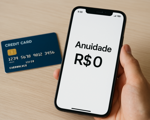 Cartão de crédito sem anuidade
