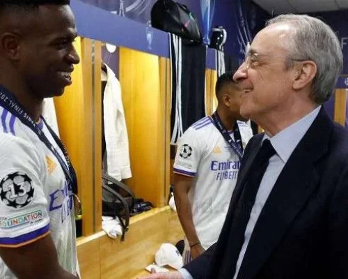 Florentino Pérez banca Vini Jr no Real após críticas e promete resolução: