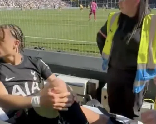 “Vai se fo*”, Estrela do Tottenham reage com xingamento a torcedor após lesão em campo