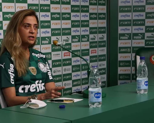 Leila diz que Palmeiras quer sair da Libra e cutuca Flamengo: