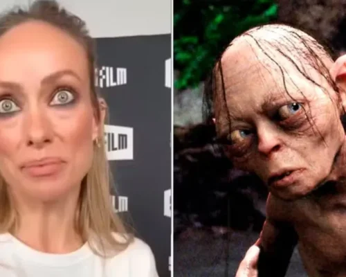 Olivia Wilde se defende de críticas à sua aparência: “Não estou morta”, diz atriz em tom de deboche após comparações com Gollum