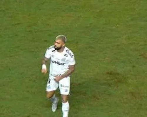 Gabigol marca, é expulso após gesto obsceno, mas Santos vence o Vitória e deixa o Z-4