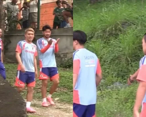 No meio do mato? Vídeo de treino da seleção japonesa no México viraliza:
