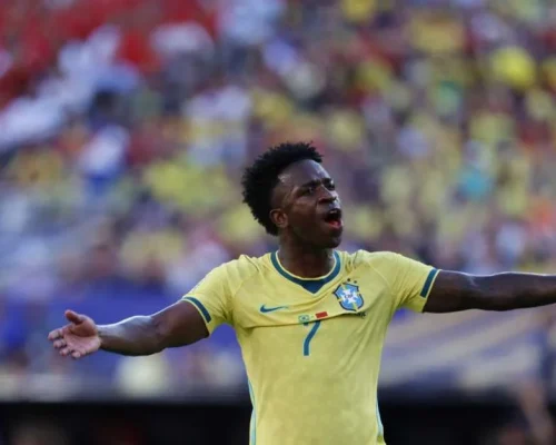 Com golaço de Vini Jr, Brasil empata com Marrocos na estreia da Copa do Mundo de 2026