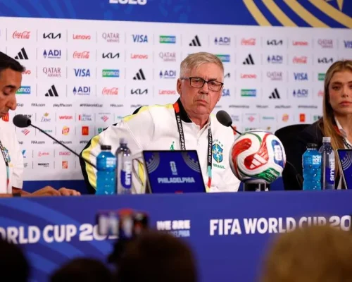 Ancelotti parabeniza reação do Brasil e explica por que Neymar não entrou contra o Japão