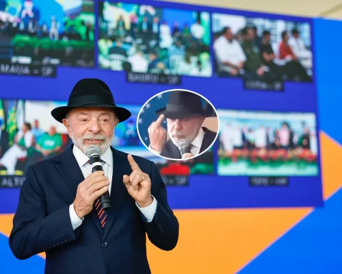 Lula rebate críticas contra pobres e faz gesto obsceno em evento no Planalto (vídeo)