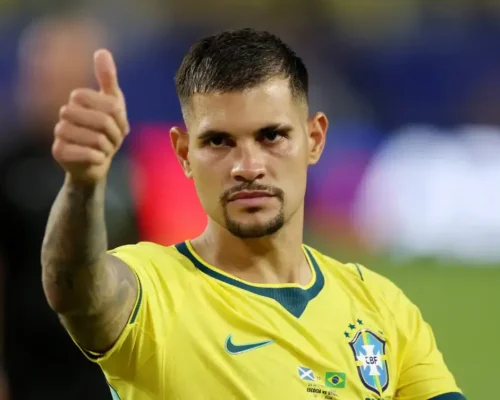 Bruno Guimarães perde pênalti contra a Noruega