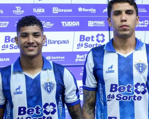 Paysandu apresenta Pedro Carrerette e Pablo Alcântara para reta decisiva da Série C
