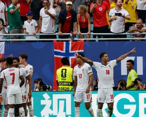 Inglaterra anula Haaland, bate a Noruega com brilho de Bellingham e vai às semifinais da Copa
