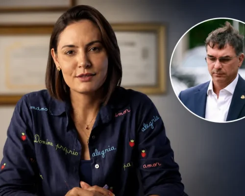 Michelle faltará à convenção nacional do PL que oficializará candidatura de Flávio Bolsonaro