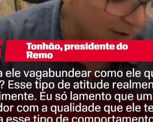 Em nova entrevista, presidente do Remo responde provocação de Neymar: