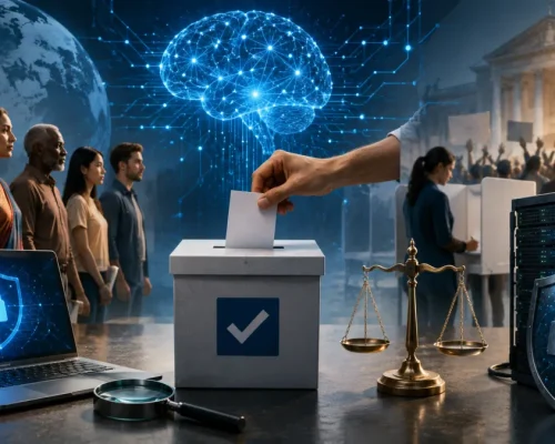 Inteligência artificial pode fortalecer eleições, mas também cria novos riscos à democracia